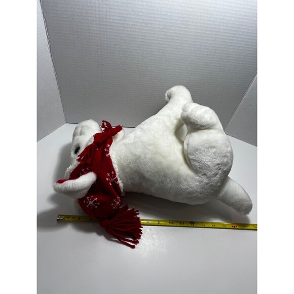Target Dog Bullseye Plush Dog 14” “The Inn Thing” 2001 Christmas Stuffed Animal - Picture 7 of 9